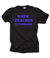Math Teacher TShirt Gift For Teacher Math Teacher Wisdom Sign Tee Shirt S