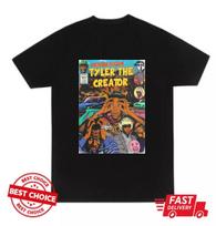 Vintage Tyler The Creator Rap Hip Hop Unisex Black Shirt N8686 S
