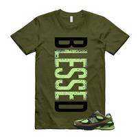 2010 Sea Moss Afterglow Olive Green Black T Shirt Match VERTBLS 4XL