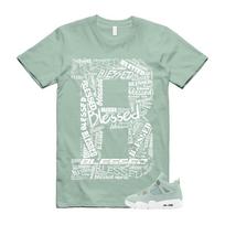 4 Seafoam Green White Sail T Shirt Match B BLS S