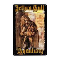 SUNSHARD Jethro Rock Tull Metalinės lentelės Vintažinis sienų dekoras Plakatas Namų dekoras Klubas Garažas Svetainė Virtuvė Miegamasis Kavinės 20x30cm（7.8x11.8inch）