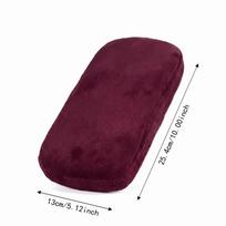 254 * 130 * 30mm Memory Foam Armrest Pads  Computer Desk Long-time Working Rest vyno raudonos spalvos