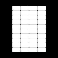 5 sheets Laser Printer Splitting A4 Stationery Tag White Stickers Package Label Self Adhesive Sticky 5 Sheetsx40 Labels Per A4 Sheet