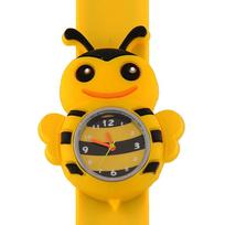 Animal Slap Boys Kids Baby Gifts Children Watches Wrist Watches Quartz  Wristwatches Bee geltona