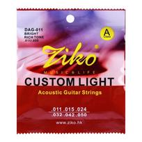 Šešiakampis Cinko Cinko Lydinio Akustinės Gitaros Stygos 6 Stygų Rinkinys Gitaros Styga Akustinė Gitara DAG-011