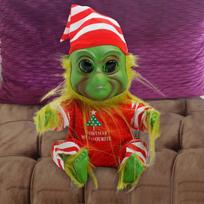 Kūrybinės pliušinės elfų lėlės Kalėdinės lėlės Kalėdinės dovanos Green Geek A