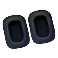 1 pora ausinių pagalvėlių baltyminės odos ausies pagalvėlės ausų pagalvėlės dangtelis atminties putplasčio ausinės 90x70mm ausinėms black