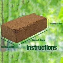 Premium Coconut Brick Fiber Soil Coconut Capsules Nutrient Rich Soil Plants Perfect Hydroponic Garden Soil