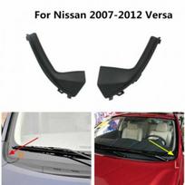 For Nissan 2007-2012 Versa Sedan Hatchback Pair Cowl Grille Outer Cover 2PCS