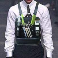 Barber Chest Bag Hairdresser Scissor Hair Clipper Organizer Multifunctional 30cmx26cm juoda