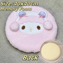 Non-Toxic Sanrio Thickened My Melody Throw Pillow Stuffed My Sweet Piano Sofa Bed Back Cushion Seat Cushion Home Decor Cuddly Plushies As Picture white