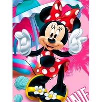 Disney Diamond Painting Minnie Mouse Summer Beach Vibrant Illustration 5D Diamond Painting Art Embroidery Cross Stitch Room Decoration Round 20x30cm