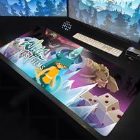 Game W-Wakfu Vintag Mouse wave Pad large keyboard mouse desk pad non-slip rubber gaming mouse pad laptop carpet 1200x600 600x300x2mm