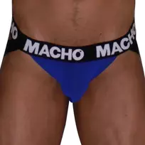 MACHO MX28AZ Blue Jock Grille L - Anatomical Lycra Support System