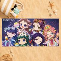Anime The Apothecary Diaries Towel Quick Dry Absorbent Beach Towel for Sports, Fitness, Swimming and Outdoor Activities W30*H60(CM)
