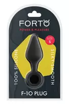 Forto FORTO F-10 Silicone Plug with Pull Ring Small Black Premium Flexible
