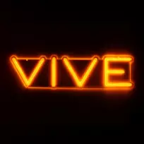 VIVE by Shots VIVE LED Neon Decorative Sign - EU Adapter, Mounting Kit, Indoor