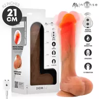 MR. INTENSE HIGH TECH MR INTENSE - BRADLEY VIBRATOR DILDO WITH HEAT EFFECT AND REMOTE CONTROL 21 CM -Ø- 4.2 CM