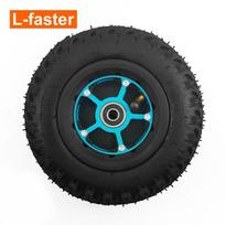 All Terrain Pneumatic 200*50mm Size Off Road Rubber Tire Belt Drive Motor 2 Wheel Skateboard mėlyna