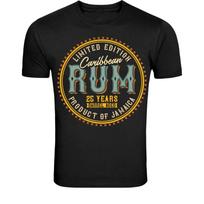 Caribbean Rum Vintage Label T-Shirt - Retro Jamaica Rum XXXL