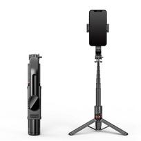 Selfie Stick Tripod Stainless Steel Phone Selfi Stick Aluminum Alloy With Stand Collapsible Bt Selfie-stick L12 juoda