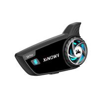 XINOWY S8 PRO Motorcycle Helmet BT Intercom Headset IPX6 Waterproof Supports Music Share for 8 Riders Distance 500-1000M juoda