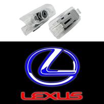 2 LED automobilio durelių logotipo emblemos stilius Lexus LS600hL GX470 GX460 GX400 LX470 LX570 RX270 RX300 RX450h RX350h HYBRID NX300 IS200 2PCS