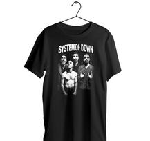 System of a Down black TShirt  light polyester  Progressive metal fans gift XL