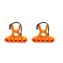 1Pair Durable Construction Clip-On Bike Handlebar Stand Bicycle Stabilizer  Cycling Accessories oranžinė
