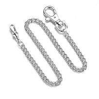 Pocket Watch Chain Vintage T-Bar Watch Chain Link Keychain for Men Women Pendant sidabras