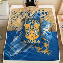Tigres UANL Flannel Blanket, High quality Comfortable for All Seasons, Home Decor, Warmth and Comfort 80cm x 120cm
