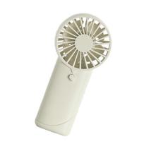 Lightweight Handheld Fan Portable AM3 Battery Operated Small Fan for Outdoor Travel Office Women Camping Travelling  White žalia