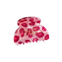 Stylish Leopard Print Shark Hair Clip Acrylic Hair Accessory For Daily Wear & Parties Teens Students Hair Barrette