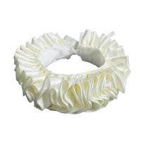 Renaissances Neck Ruff Elizabethan Ruffle Neck Collar Shawl Detachable Faux Collar Necklace for Historical Theme Costume smėlis