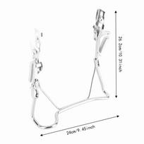 Iron Electric Bike Kickstand Double Holes Cycling Parking Rack  Electric Vehicle for 14 Inch Tire
