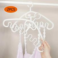 Multifunctional Wave Hanger Underwear Sling Storage Underclothing Drying Rack Seamless Clothesline Closet Drying Organization