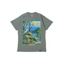 Nike ACG T Shirts Men's Green Crew Neck Moderate Straight Fit DA4878-365 XS