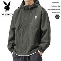 Playboy Men's Versatile Outdoor Jacket XL gray
