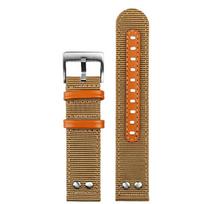 20MM,22MM High quality nylon strap For Hamilton Pilot Strap Flieger Classic Series Chrono/Sport/Verus Series Rivet Watch chain 22mm orange