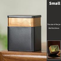 1 vnt. Mini tuščia arbatos skardinė Namų žaliai juodai arbatai Sandarus stiklainis Nešiojama namų maža arbatos pakuotės dėžutė Skardinės laikymo indai Small žalia