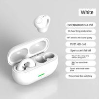 New T75 Bone Conduction Wireless Bluetooth 5.3 Headphones Sports Earphones HiFi Sound Quality Waterproof TWS Headset balta