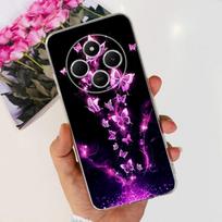 For XIaomi Redmi 14C / Poco C75 Back Cover Butterfly Rose Flower Luxury Girly Phone Case On Redmi 4C Clear Soft TPU Clear Capa XIaomi Redmi 14C