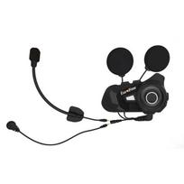 Hot Sale  Intercom Headset Motorcycle Helmet  Waterproof IP67 FM Radio 3 Riders Group 800m juoda