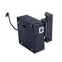 Qidots Furniture Hidden Safety Invisible Magnetic Rfid Card Small Cabinet Lock (Black,Plastic&Cabinet Lock) juoda