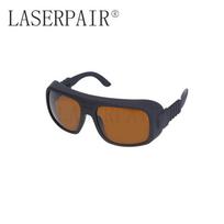 Q-switched ND:YAG 532nm 1064nm OD5+ Lazeriniai apsauginiai akiniai CE EN207 Lazeriniai apsauginiai akiniai (Brown,safety glasses) ruda