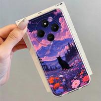 Phone Case for Xiaomi Mi 11 Lite 11T Pro Soft Phone Cover Cartoon Night Sky Cat Xiaomi Mi 11 Lite 5G