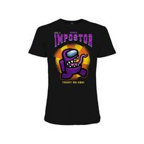 Among Us  Purple Impostor Original Official TShirt Tee 911 S