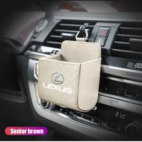 Car Vent Phone Holder Storage Box Car Storage Accessories For Lexus F SPORT ES RX NX LS UX LM LX GX LC RZ IS CT GS RC HS SC LBX beveik baltos spalvos