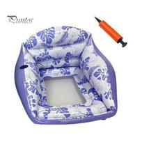 Ergonomiškos pripučiamos plūdės baseinui suaugusiems, tvirtas plaukiojantis gultas, plaukimo plaustas su puodelio laikikliu, hamako sėdynė, vasaros vakarėliui, 1pc violetinė