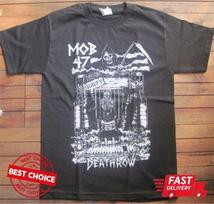 Mob 47 punk band Unisex Black t-shirt S-3XL Q8728 XXXXL